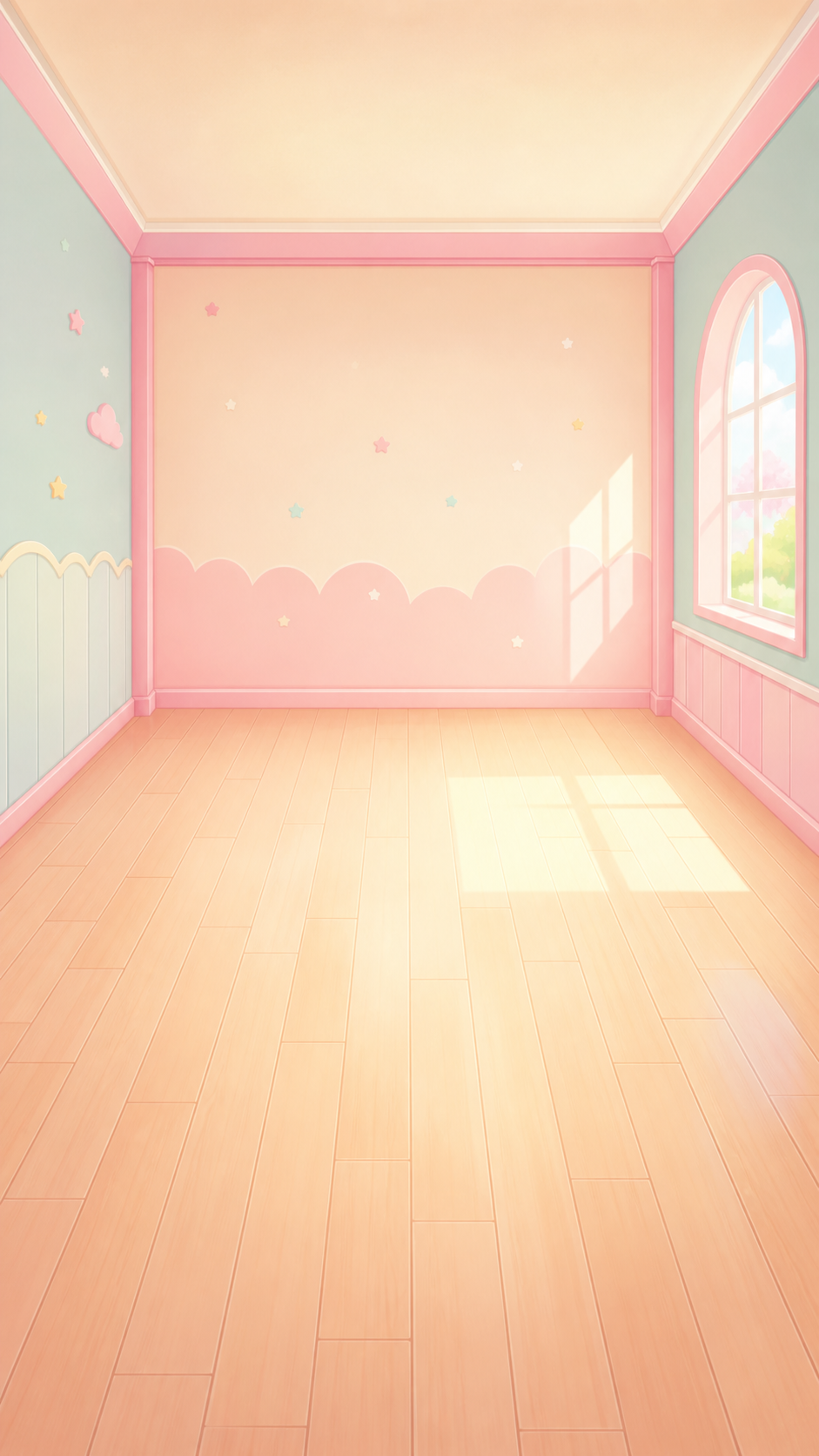 Habitación pastel