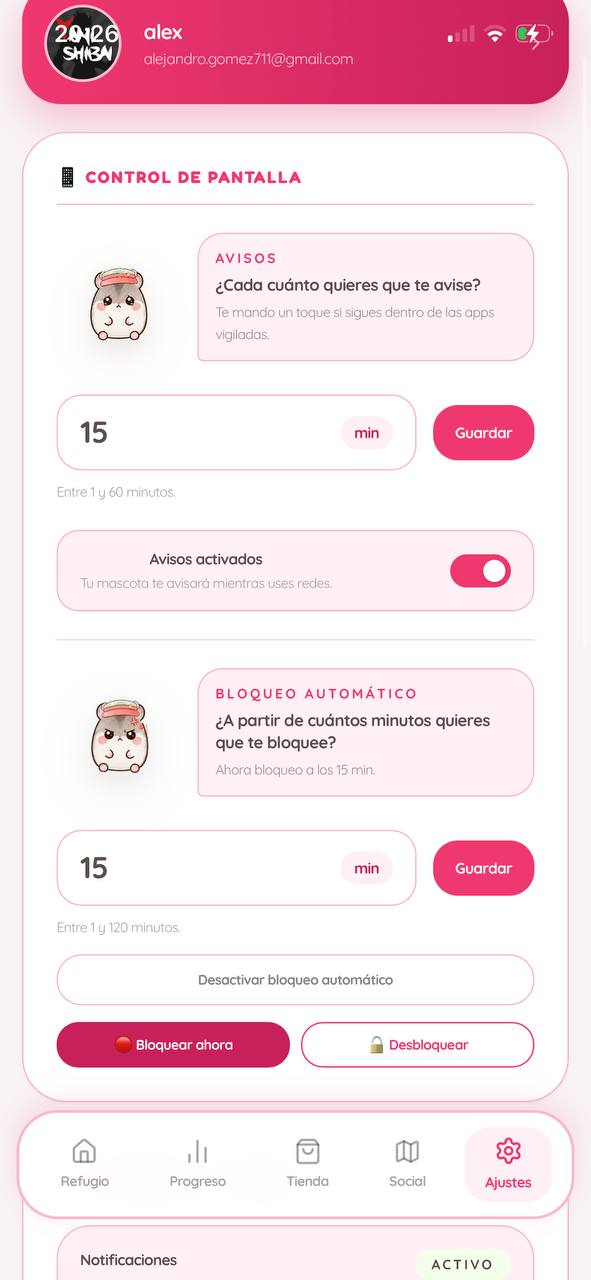 Control de pantalla en ZenRot
